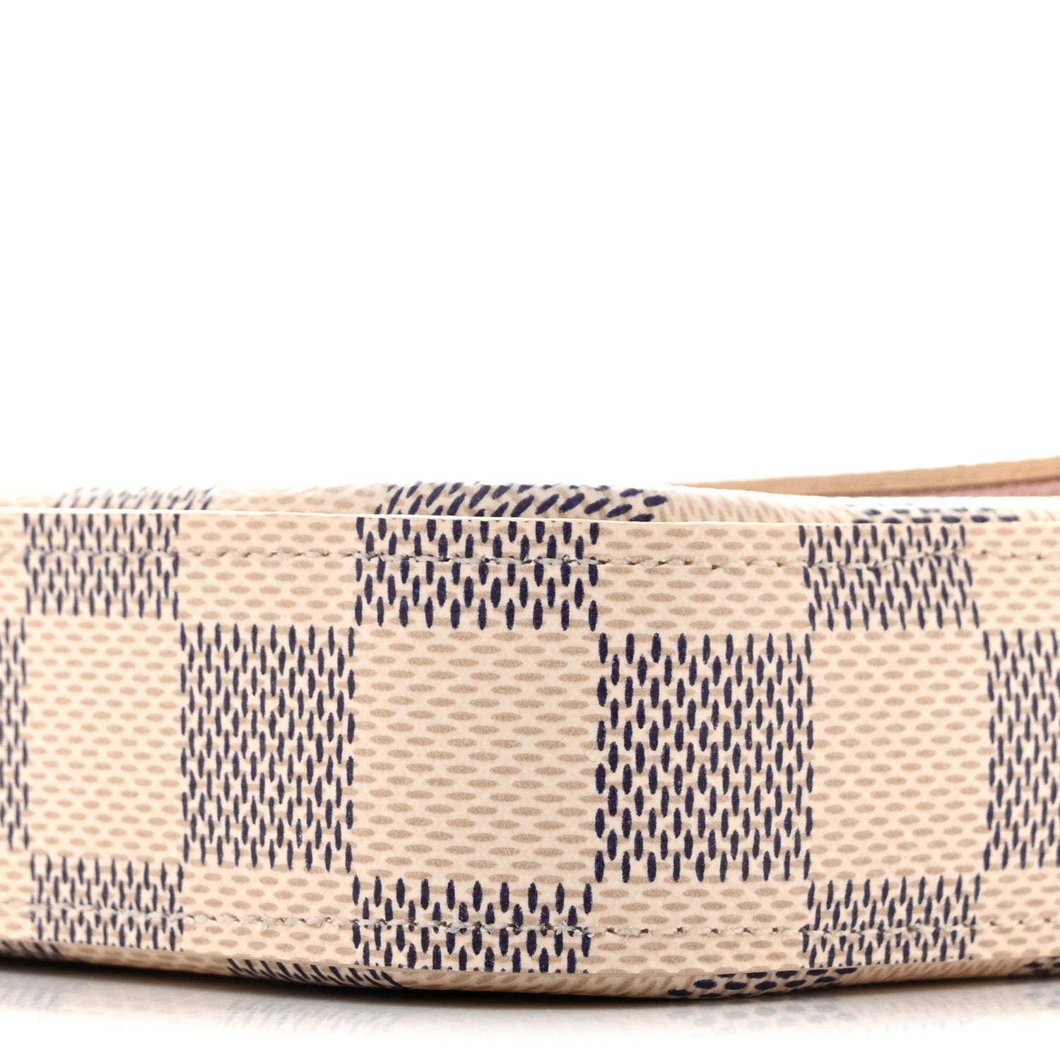 Louis Vuitton Damier Azur Pochette Felicie Chain Wallet Rose Ballerine 10 of 10