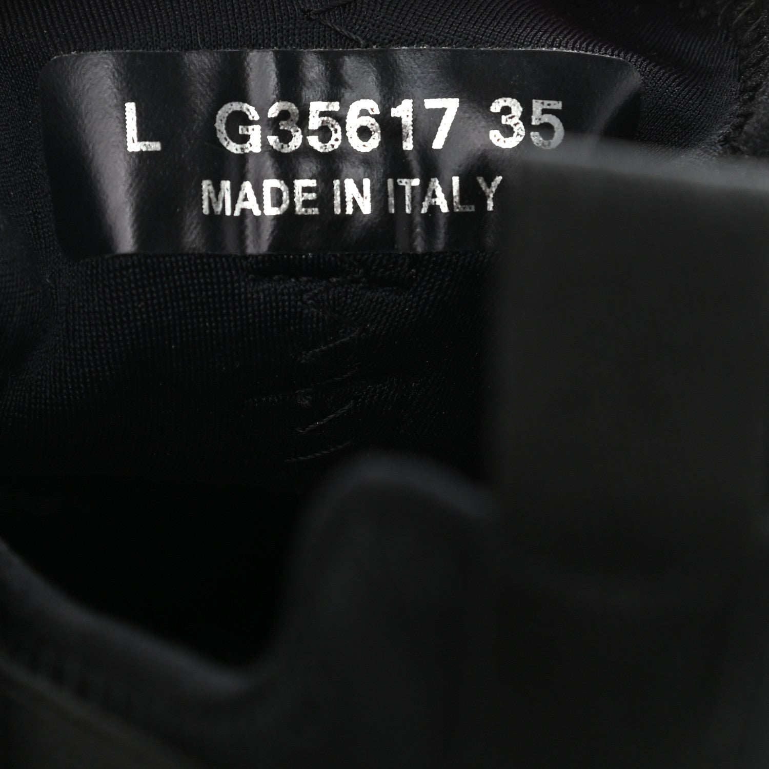 Chanel Velvet Calfskin Mixed Fibers CC Sneakers 35 Black 7 of 8