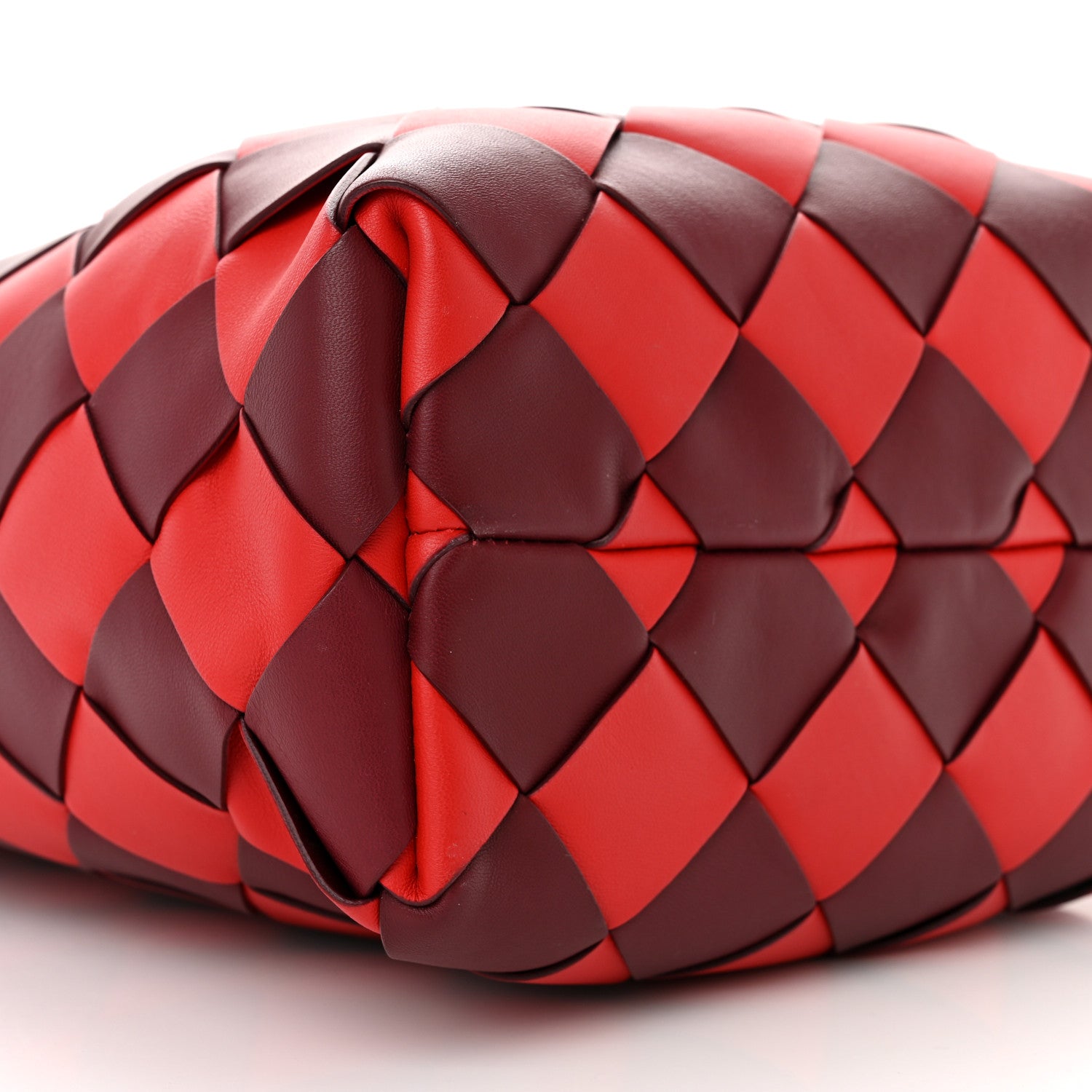 Bottega Veneta Nappa Maxi Cabat 30 Red Burgundy 8 of 10
