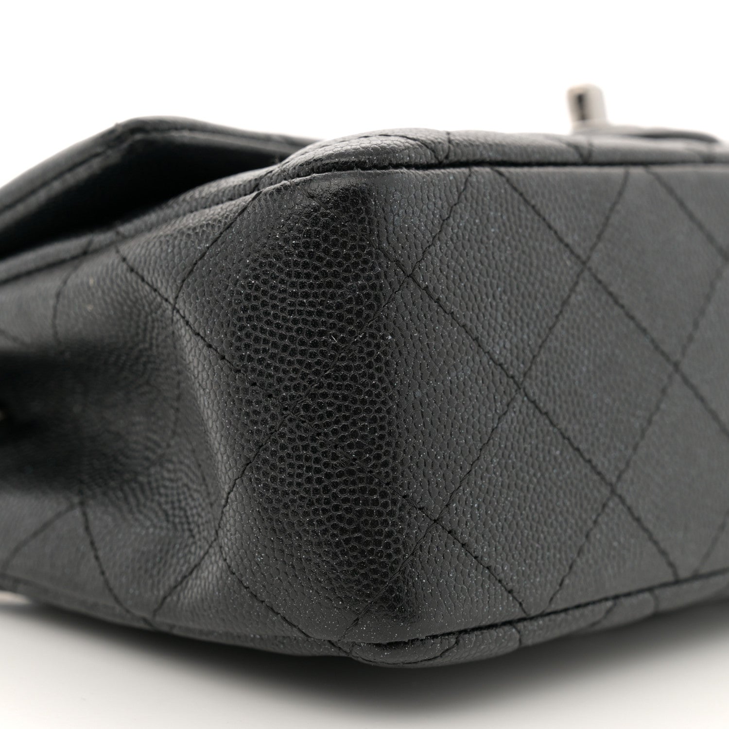 Chanel Caviar Quilted Mini Rectangular Flap Black 9 of 11