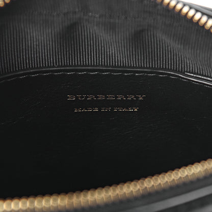 Burberry 1983 Knight Check Smooth Calfskin Link Camera Bag Black 6 of 10