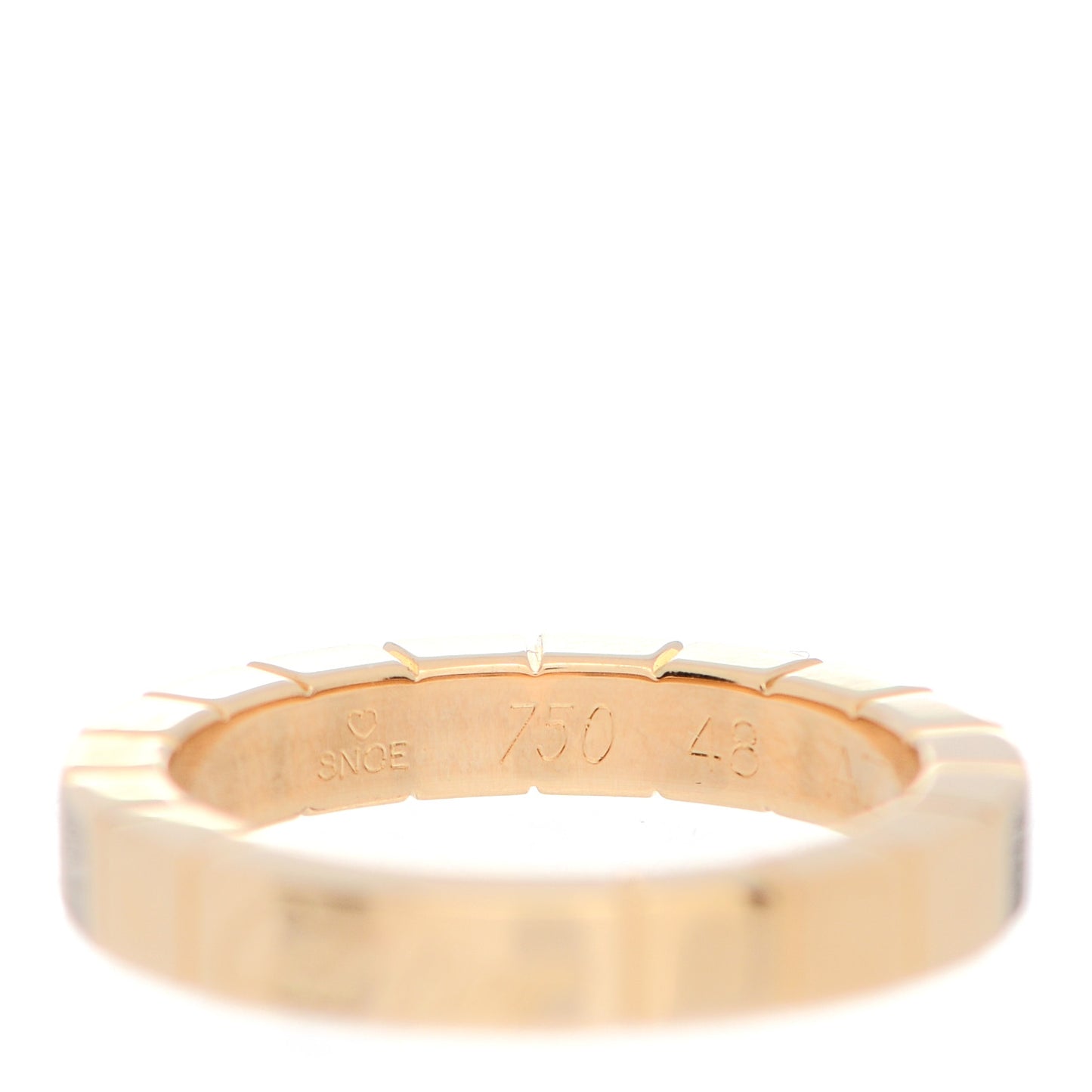 18K Yellow Gold Lanieres Ring 48 4.5