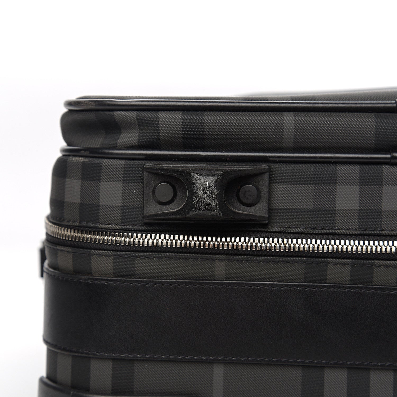 Burberry Smoked Check Carry-On Suitcase Black 11 of 14