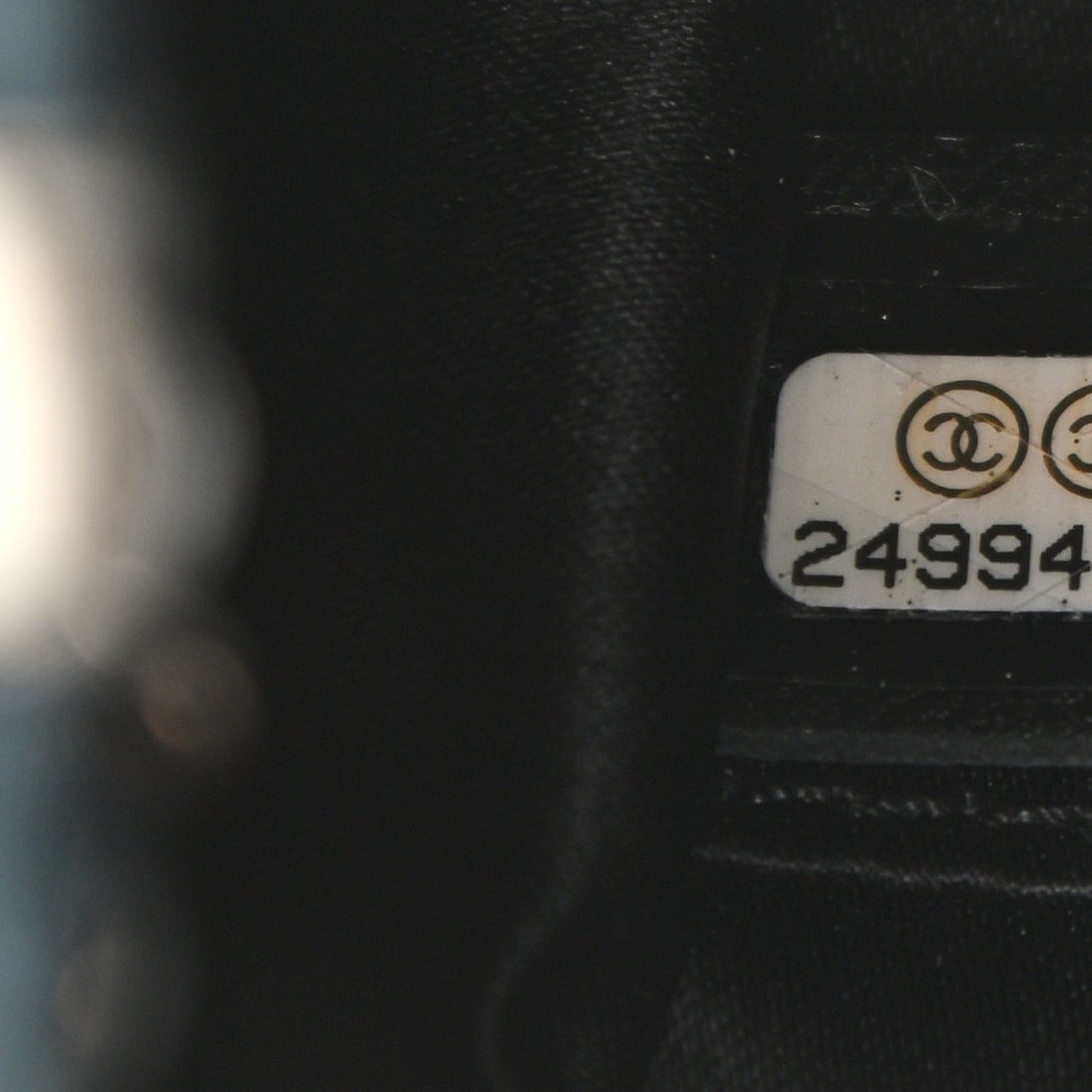 Sequin Nylon Lambskin Astronaut Essentials Backpack Black White