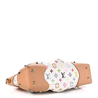 Louis Vuitton Monogram Multicolor Judy MM White 4 of 9