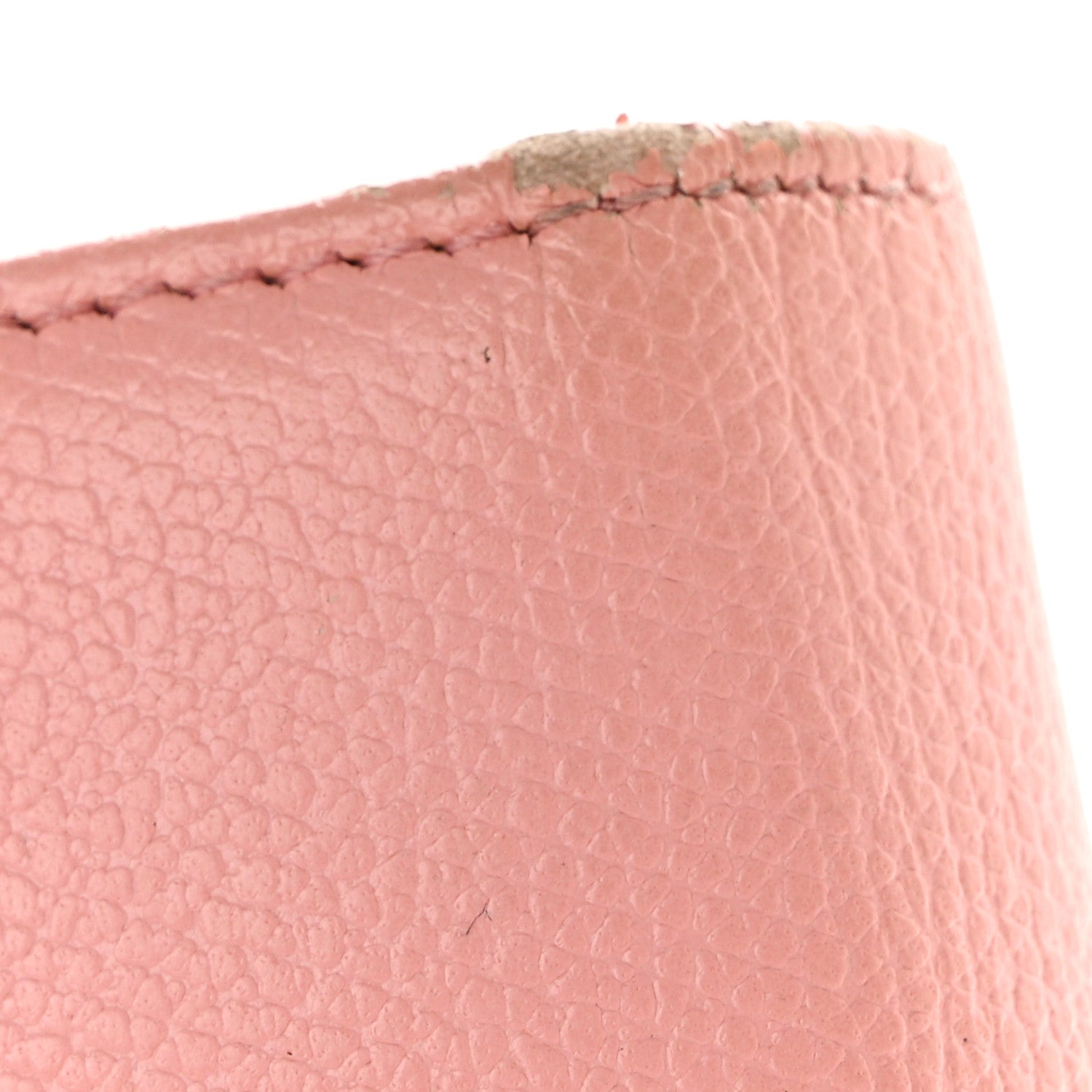 Chanel Grained Calfskin CC Button Yen Wallet Pink 13 of 13