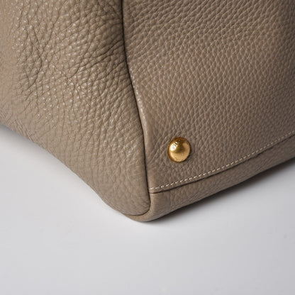 Prada Vitello Daino Shopping Tote Pomice 11 of 13