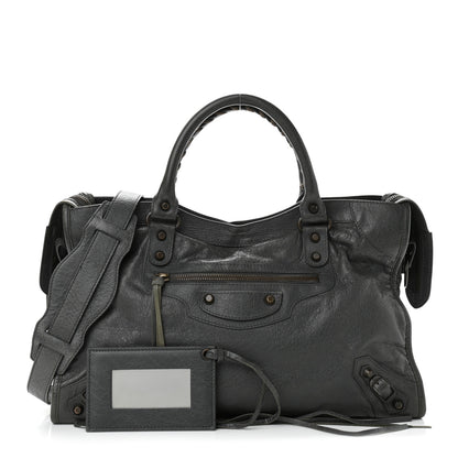 Balenciaga Agneau Classic Hardware City Gris Tarmac 1 of 12