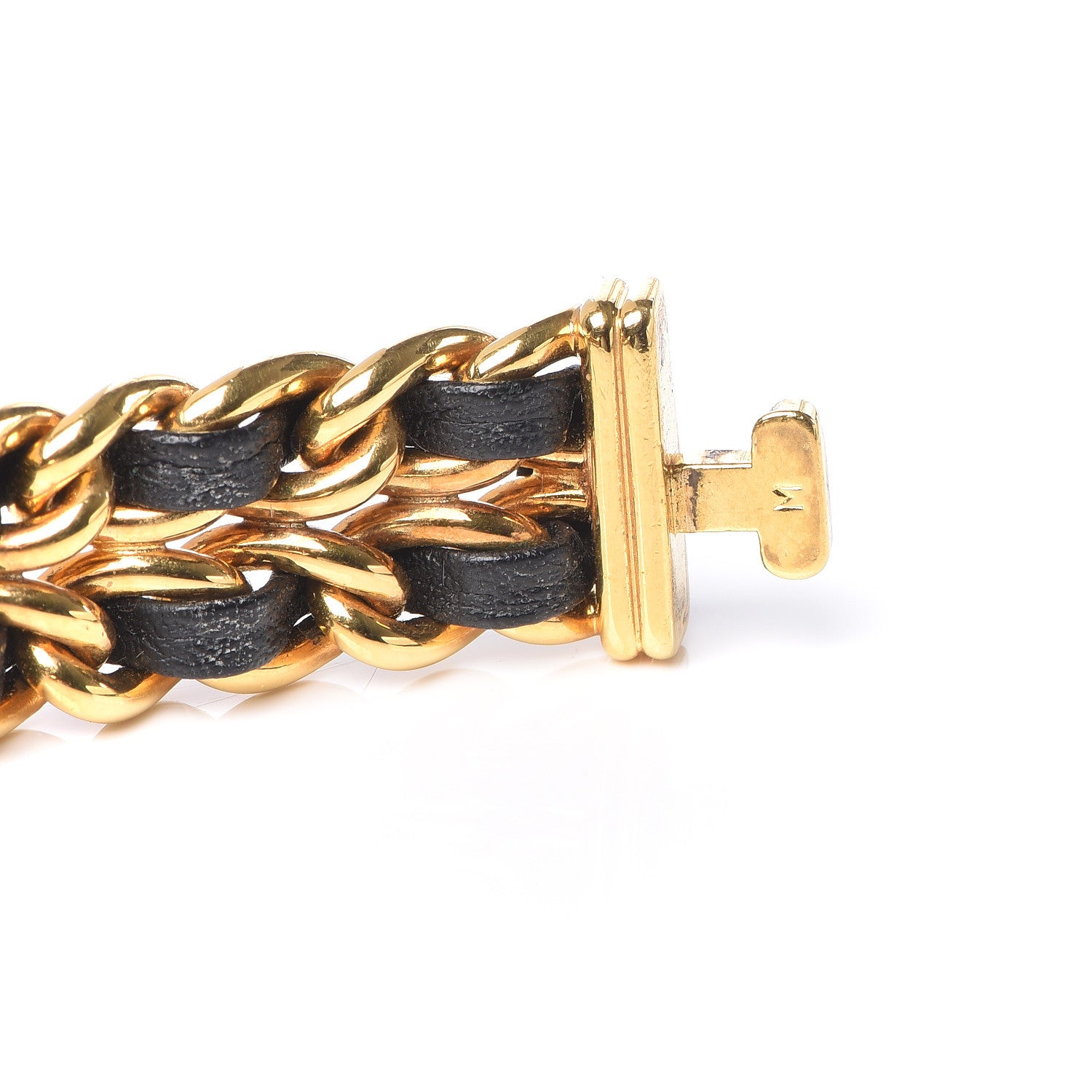 Chanel Stainless Steel Lambskin 20mm Chain Premiere Quartz Watch Gold M 9 of 9