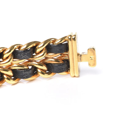 Chanel Stainless Steel Lambskin 20mm Chain Premiere Quartz Watch Gold M 9 of 9