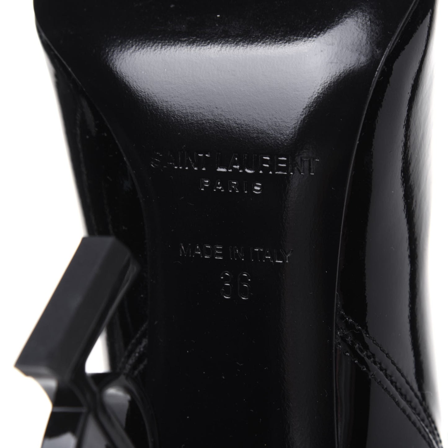 Patent Opyum Ankle Booties 36 Black