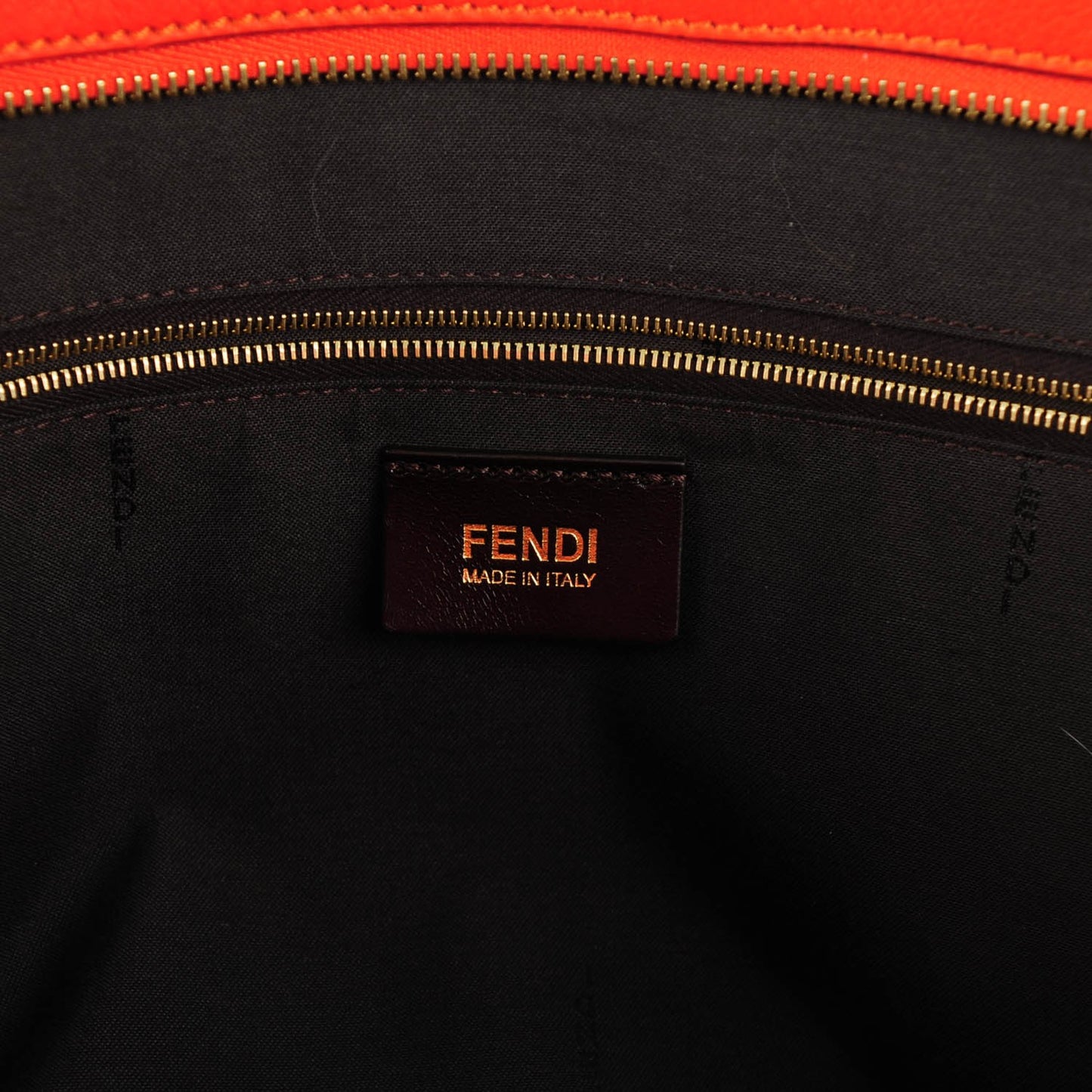 Pequin Vitello Roll Tote Tobacco Papavero