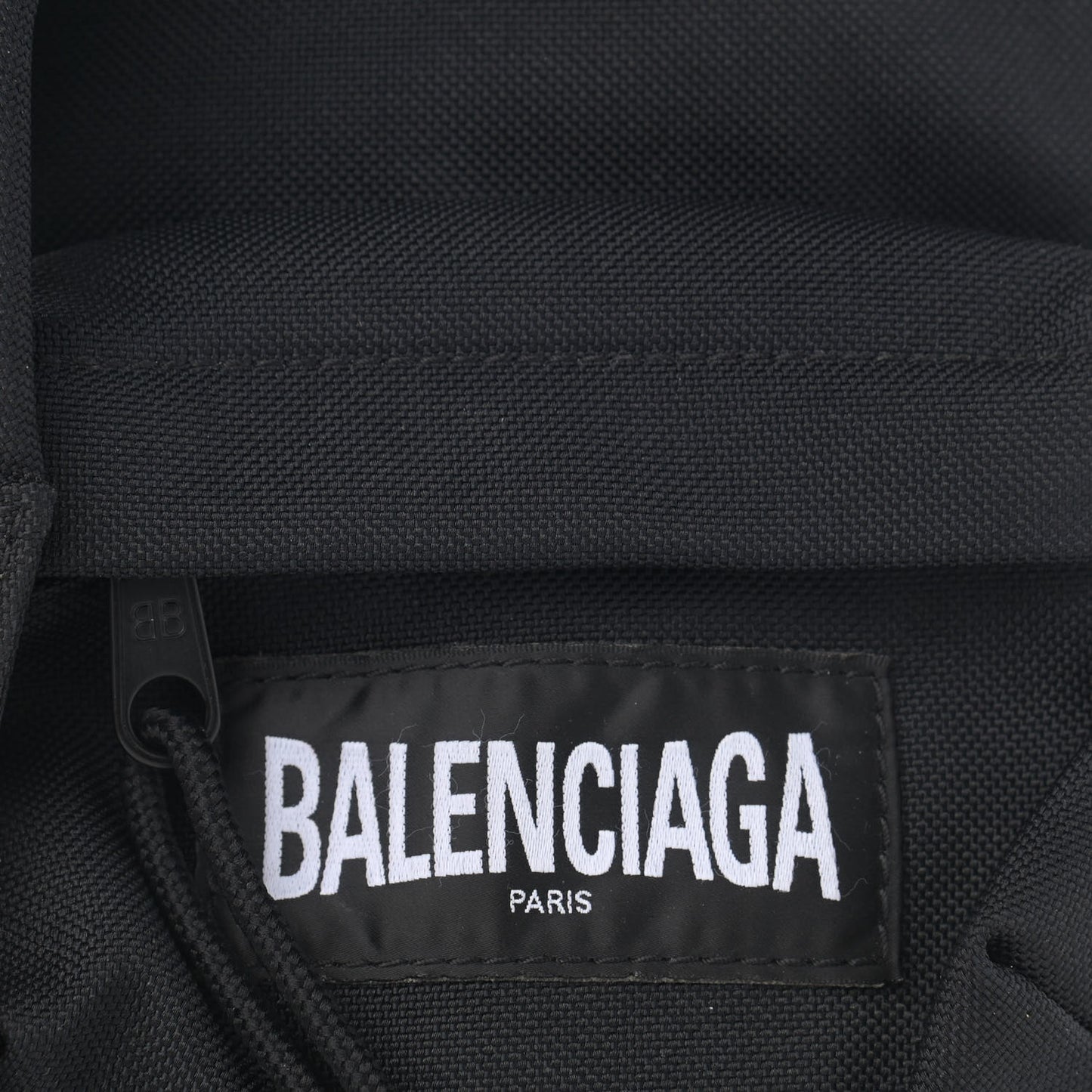 Recycled Casual Nylon Mini Oversized Backpack Black