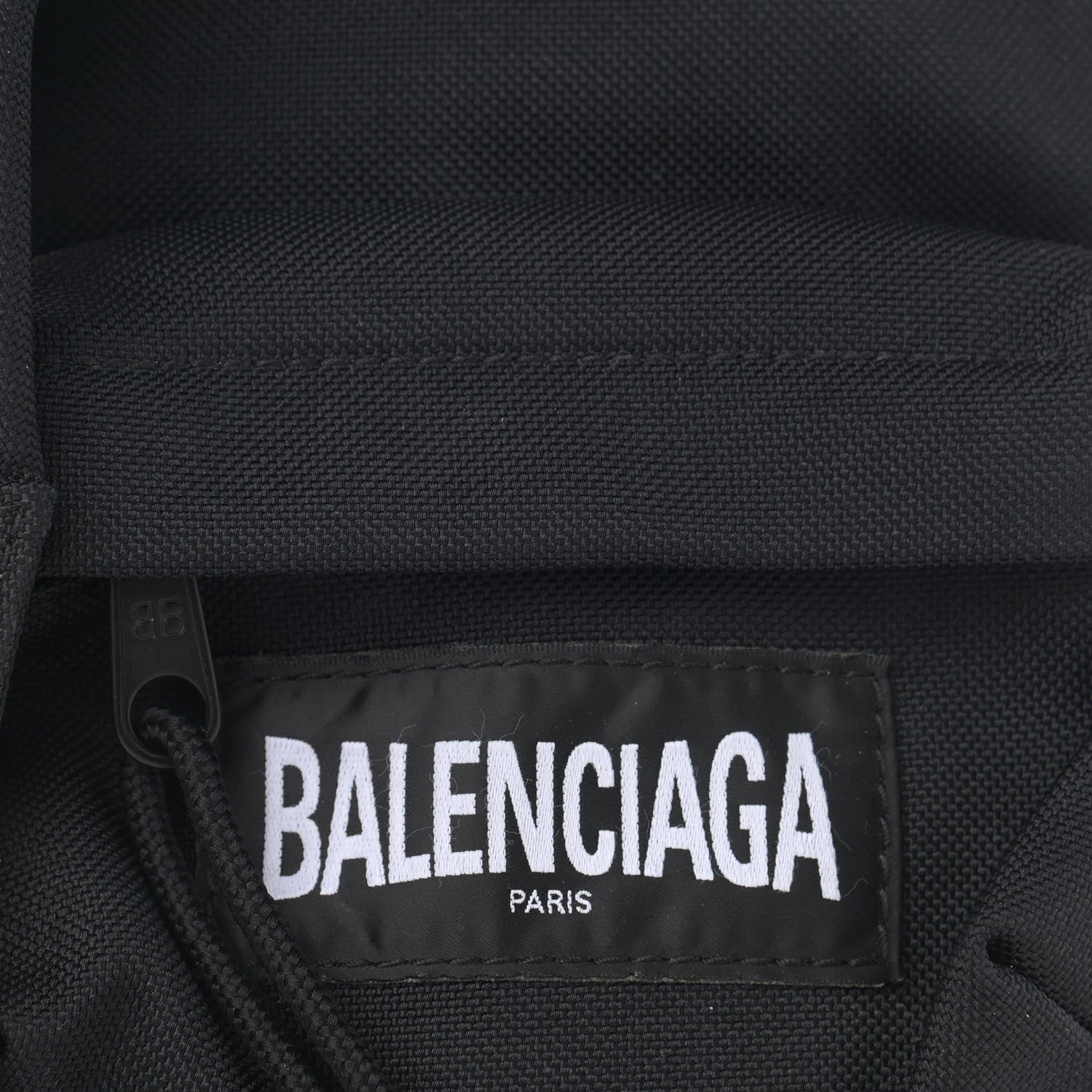 Balenciaga Recycled Casual Nylon Mini Oversized Backpack Black 7 of 9