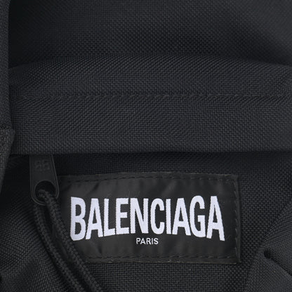 Balenciaga Recycled Casual Nylon Mini Oversized Backpack Black 7 of 9