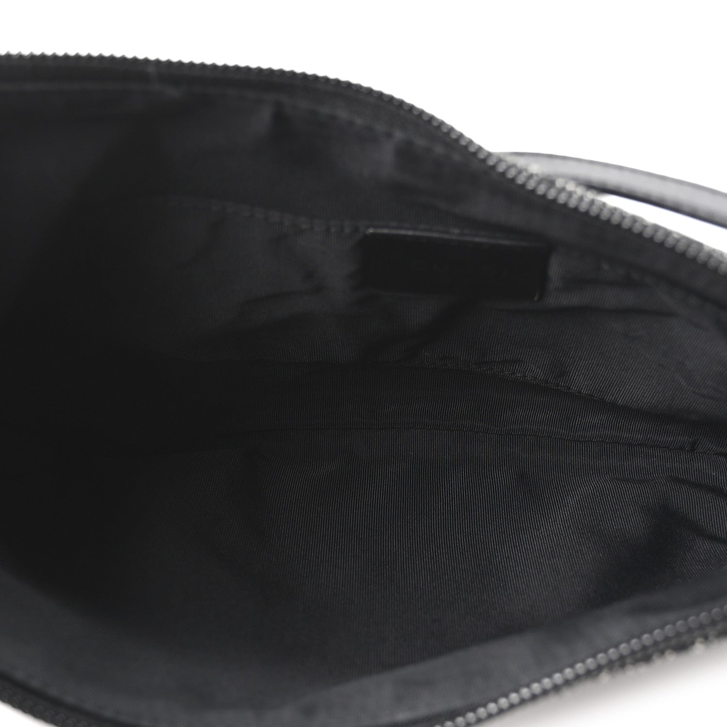 Gucci Denim Monogram Pochette Black 5 of 10