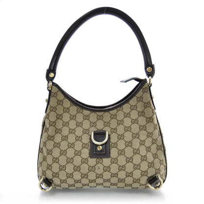 Gucci Monogram Small Abbey Hobo Ebony 1 of 9