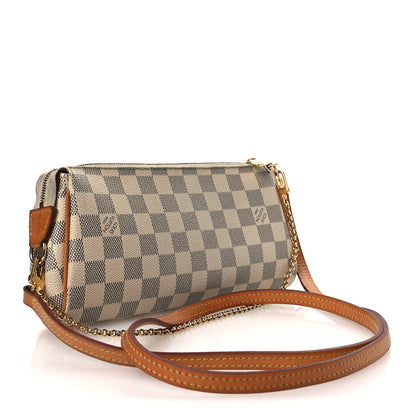 Louis Vuitton Damier Azur Eva Clutch 3 of 17