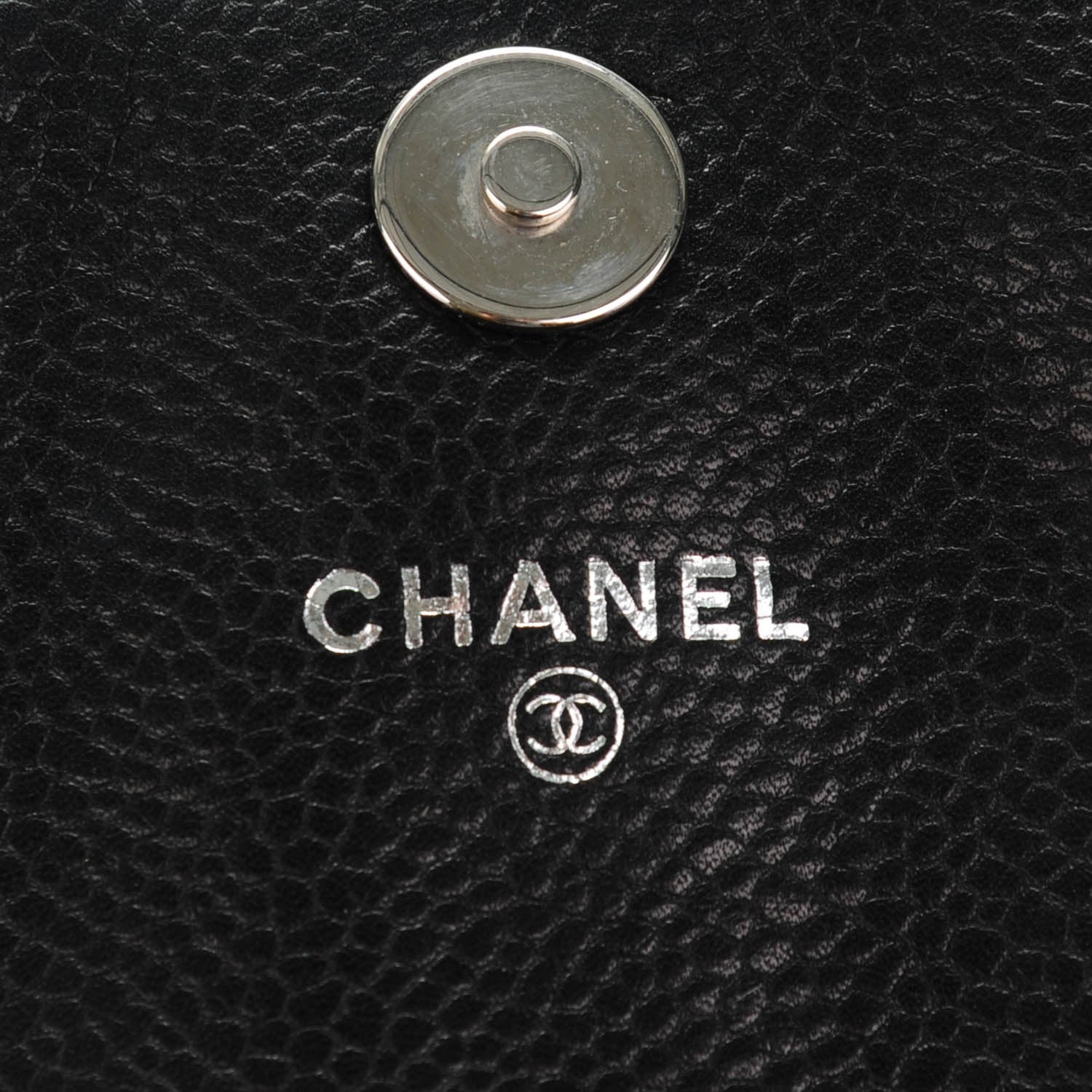 Chanel Caviar Half Moon Wallet On Chain WOC Black 6 of 8