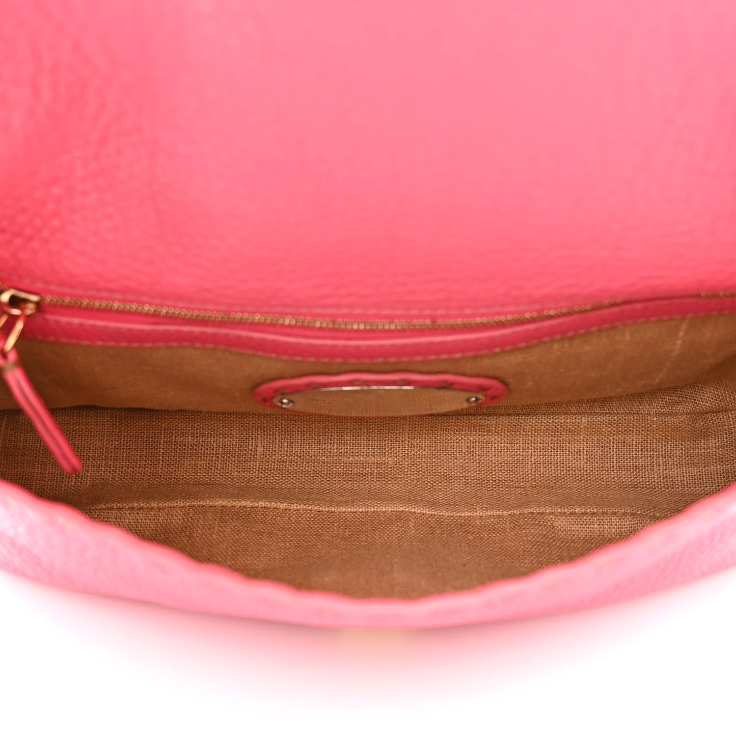 Calfskin Romano Selleria Baguette Pink