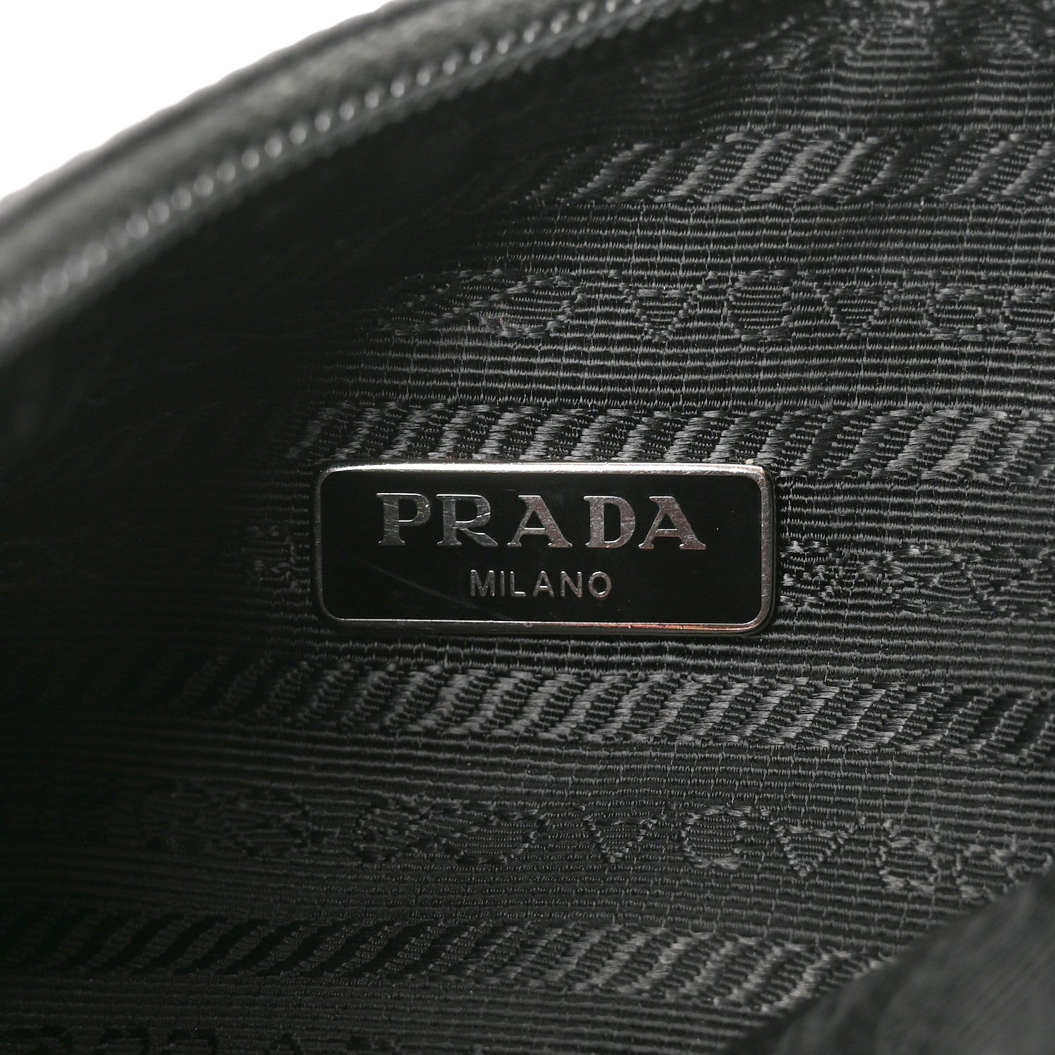 Prada Tessuto Nylon Mini Re-Edition 2000 Bag Black 6 of 9