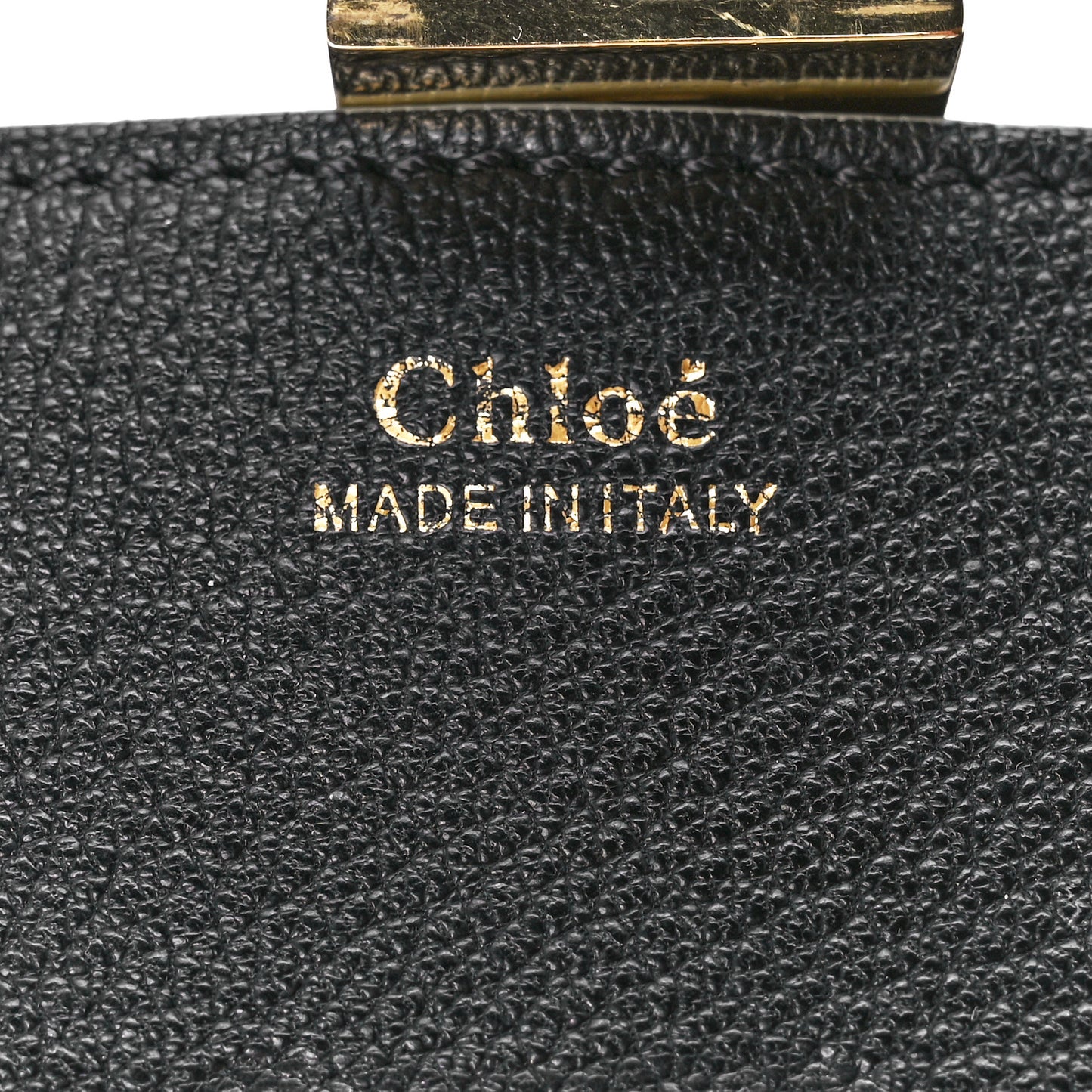Grained Calfskin Lambskin Mini Drew Shoulder Bag Black
