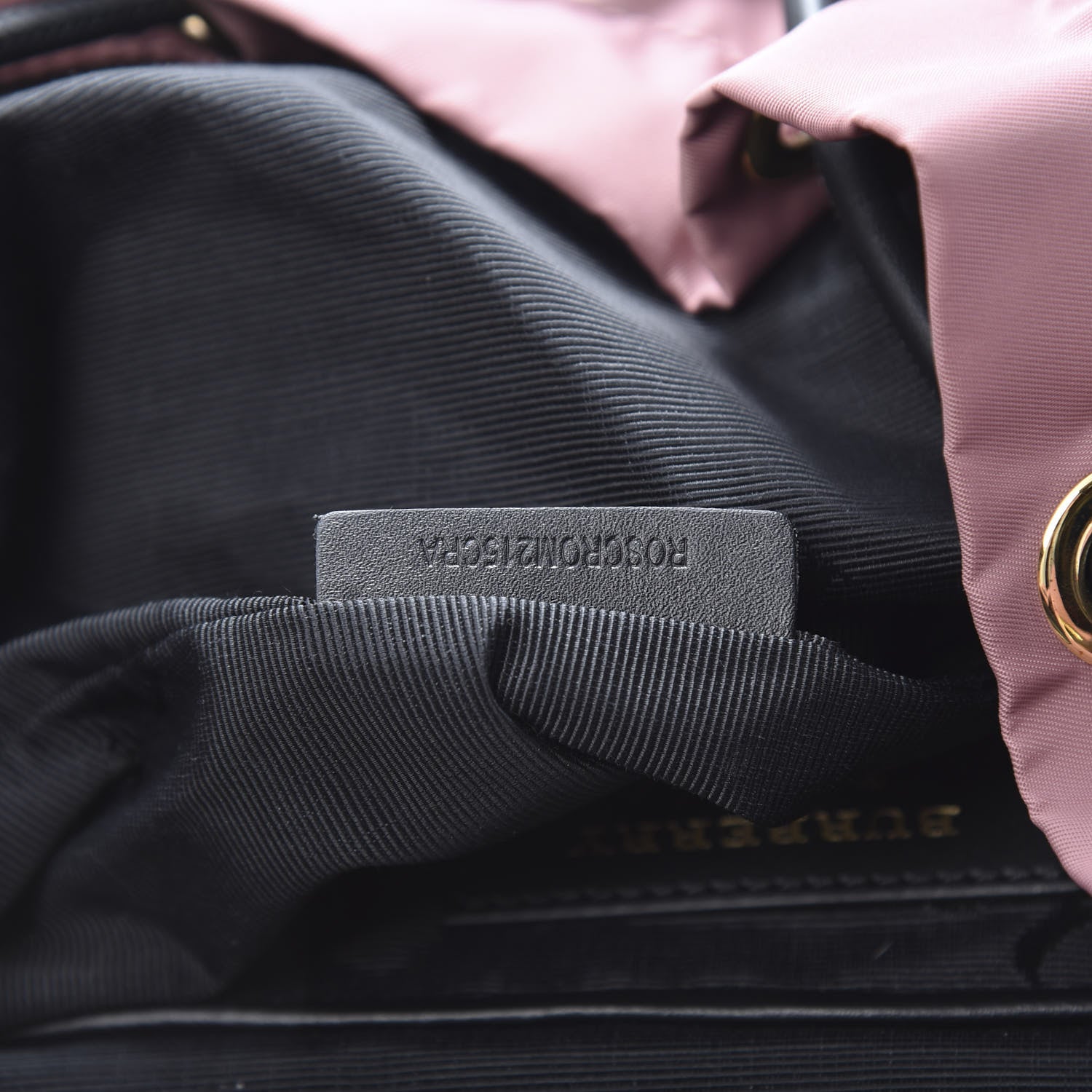 Burberry Nylon Medium Rucksack Backpack Mauve Pink 7 of 11