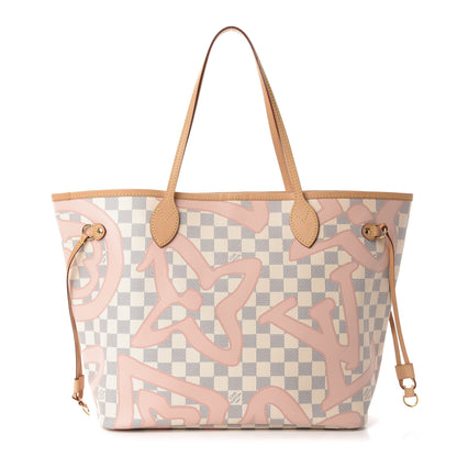 Louis Vuitton Damier Azur Tahitienne Neverfull MM 1 of 11