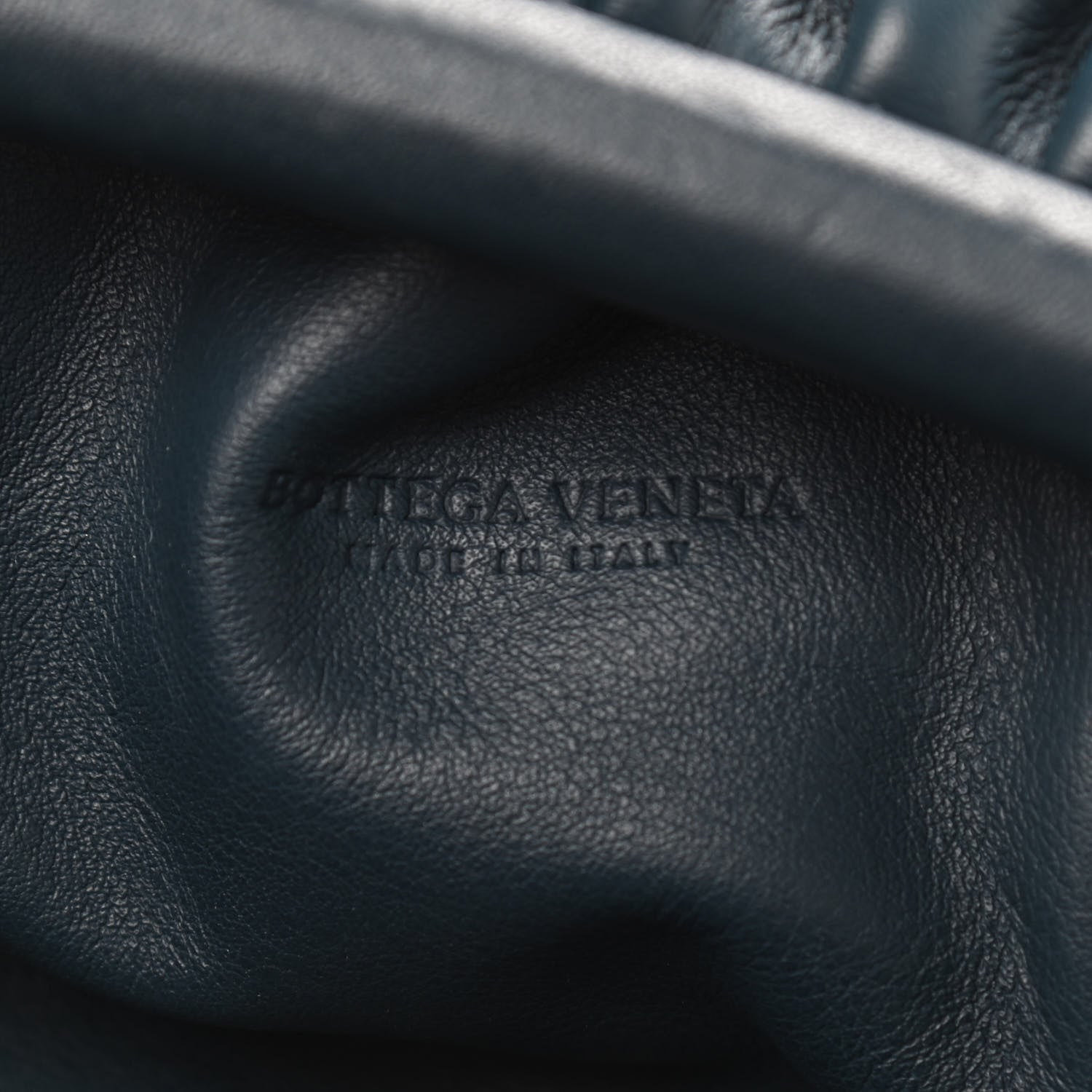 Bottega Veneta Butter Calfskin The Mini Pouch Deep Blue 7 of 8