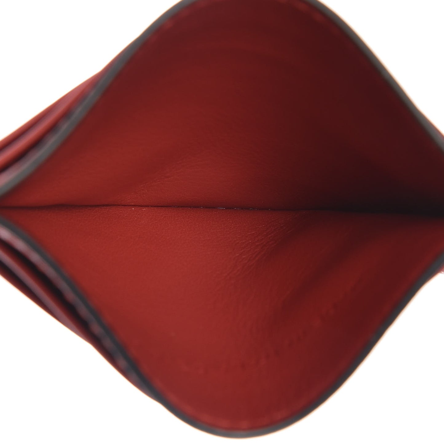 Calfskin Stars Voyageur Card Holder Rouge