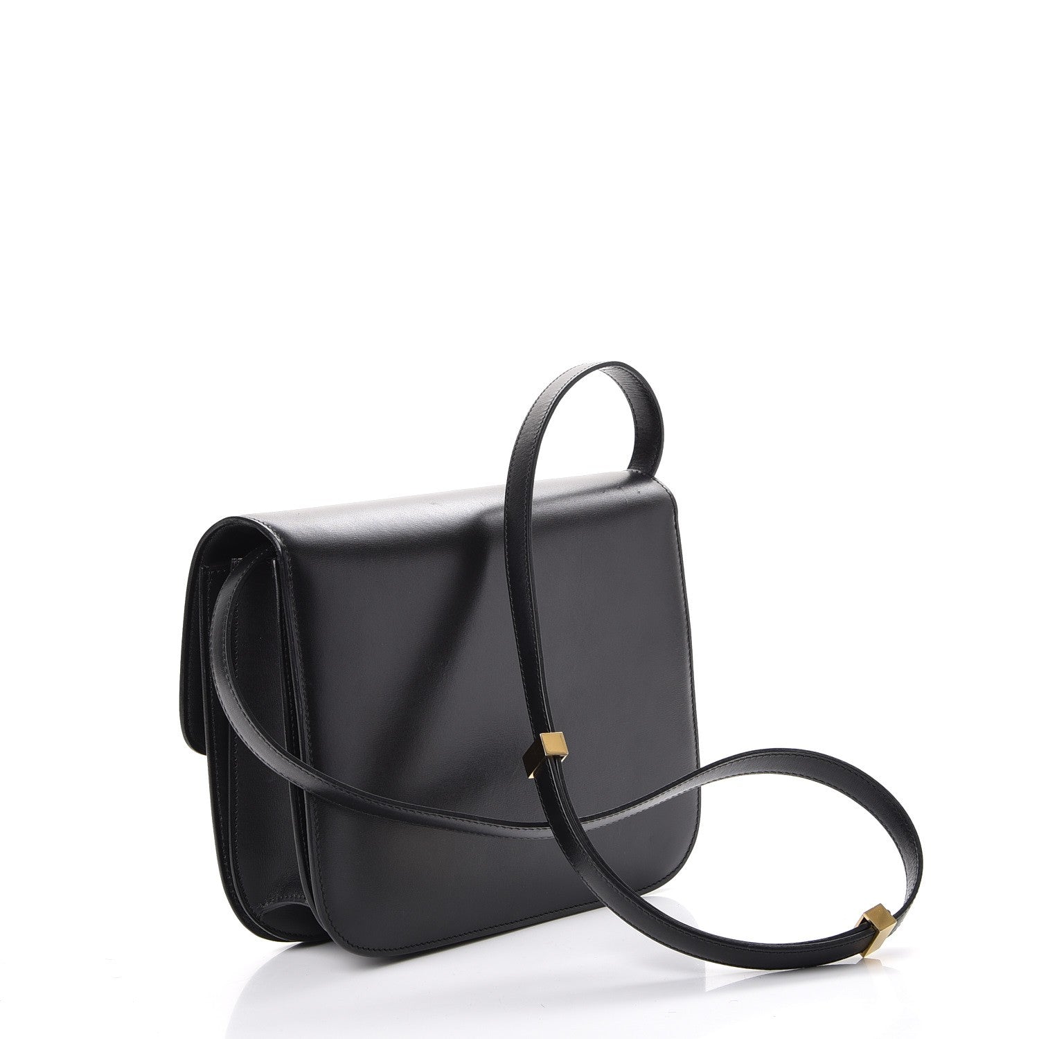 Celine Box Calfskin Medium Classic Box Flap Bag Black 3 of 9