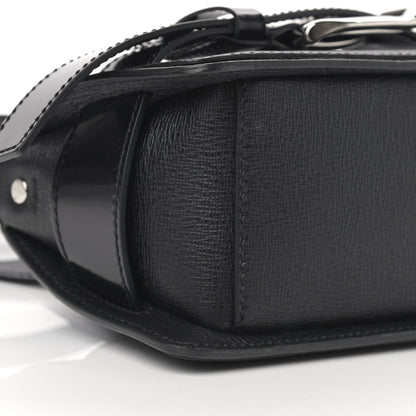 Proenza Schouler Embossed Grained Calfskin Buckle Box Bag Black 9 of 11