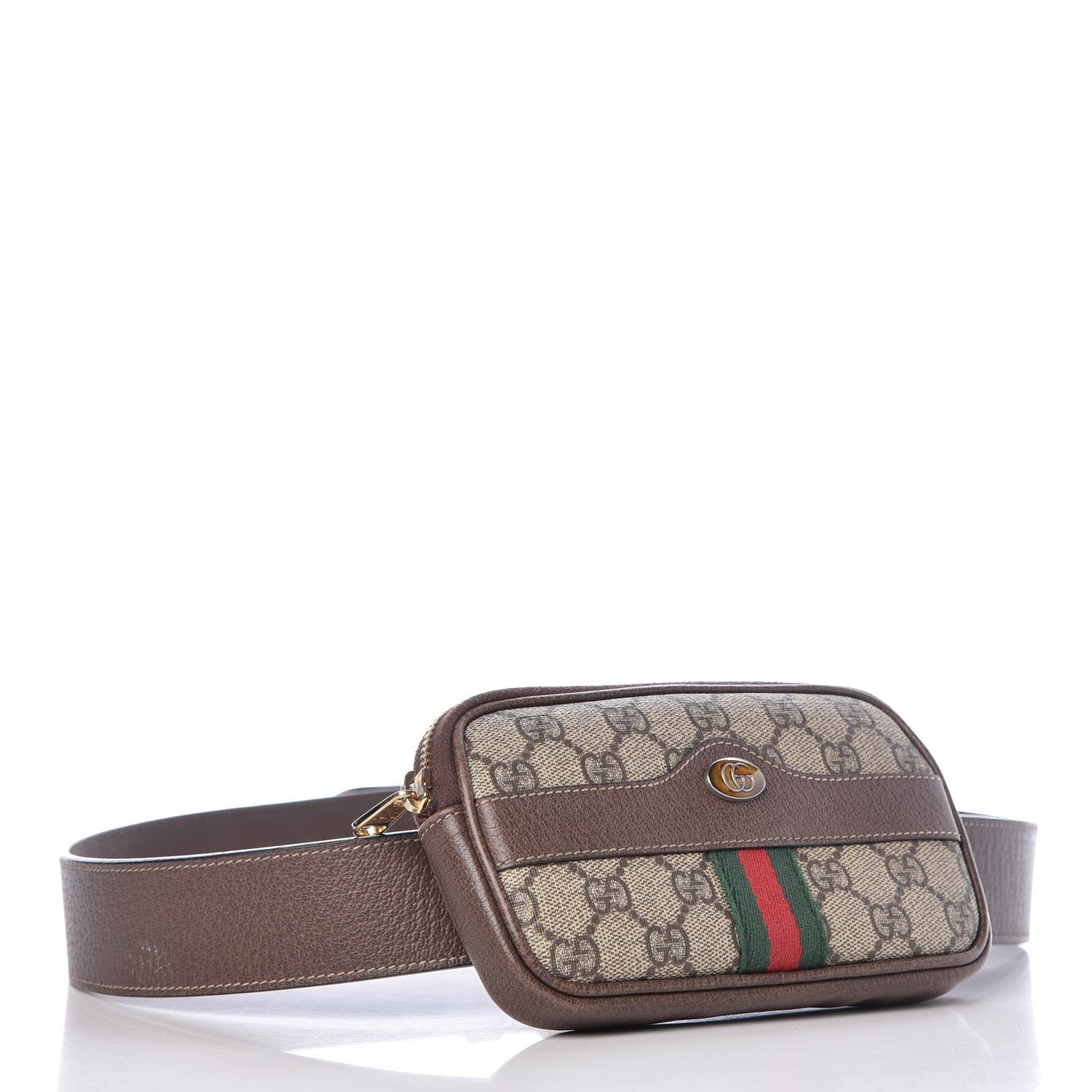 Gucci GG Supreme Monogram Ophidia Belted iPhone Case 95 38 Dark Brown 4 of 17
