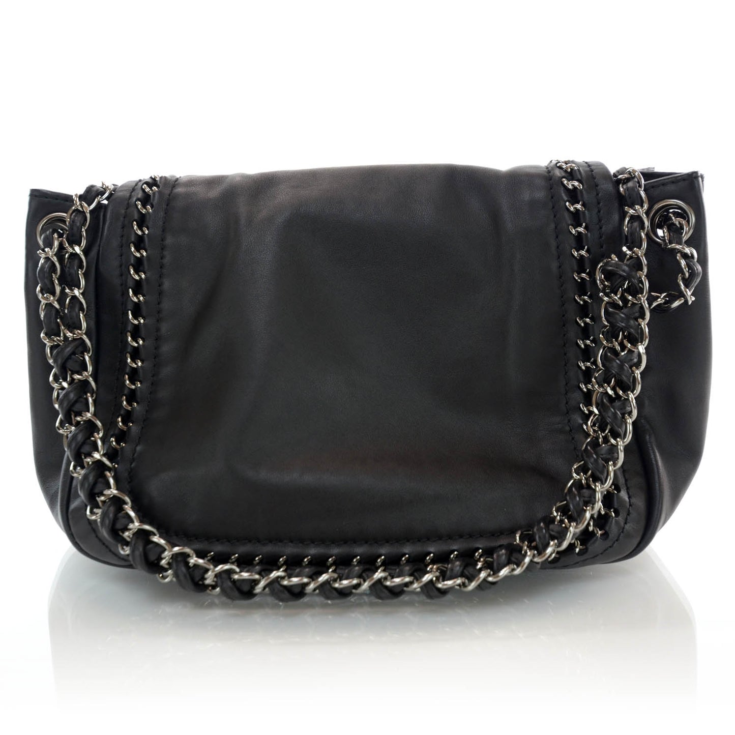 Luxe Ligne Flap Bag Black