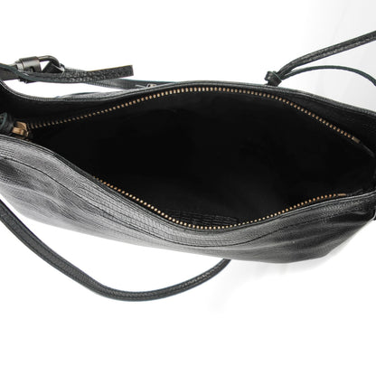 Balenciaga Agneau Lizard Embossed Classic Hardware Hip Black 5 of 8