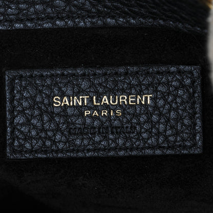 Saint Laurent Calfskin Small Seau Bucket Bag Black 6 of 6
