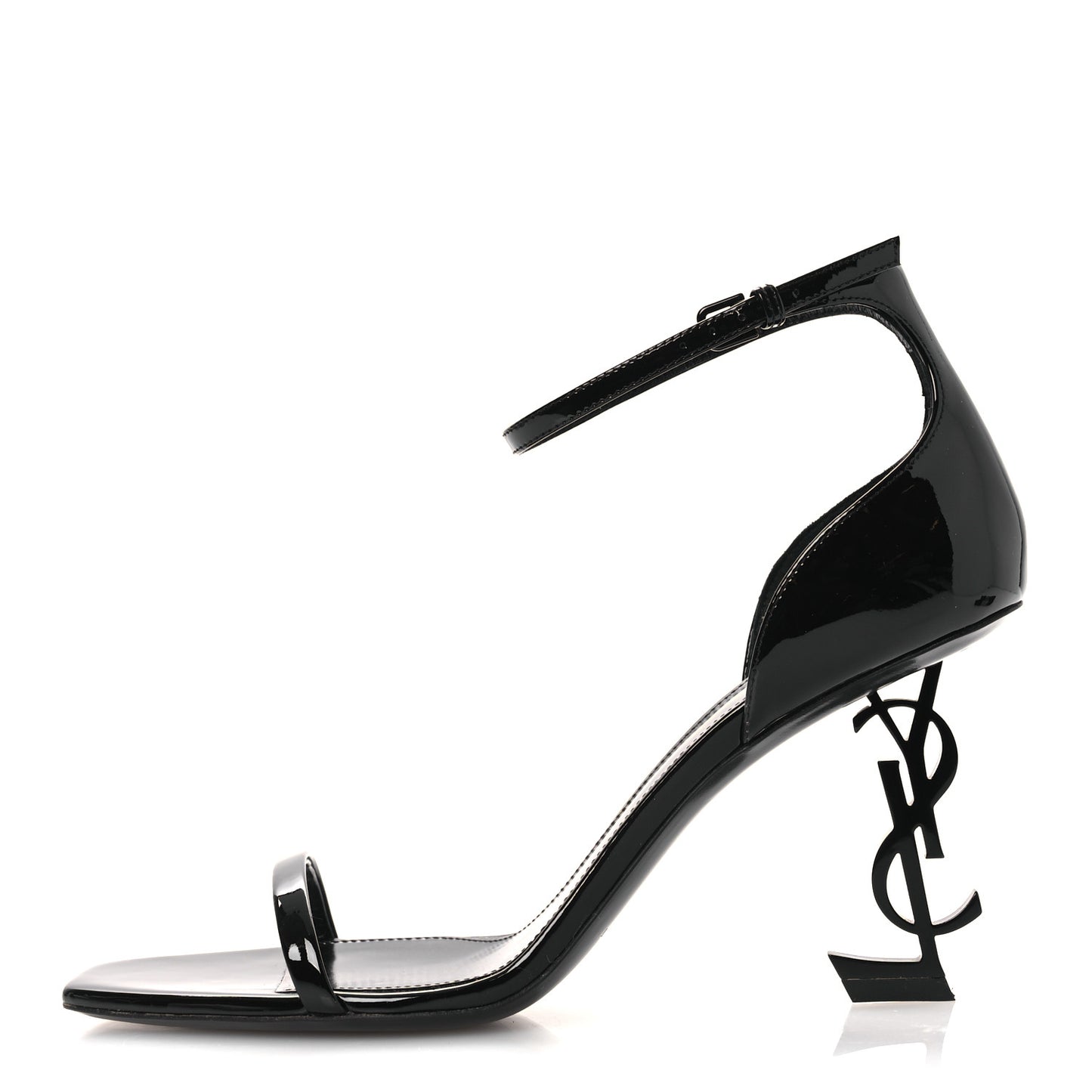 Vernice Chiffon Opyum 85 Sandals 38.5 Black