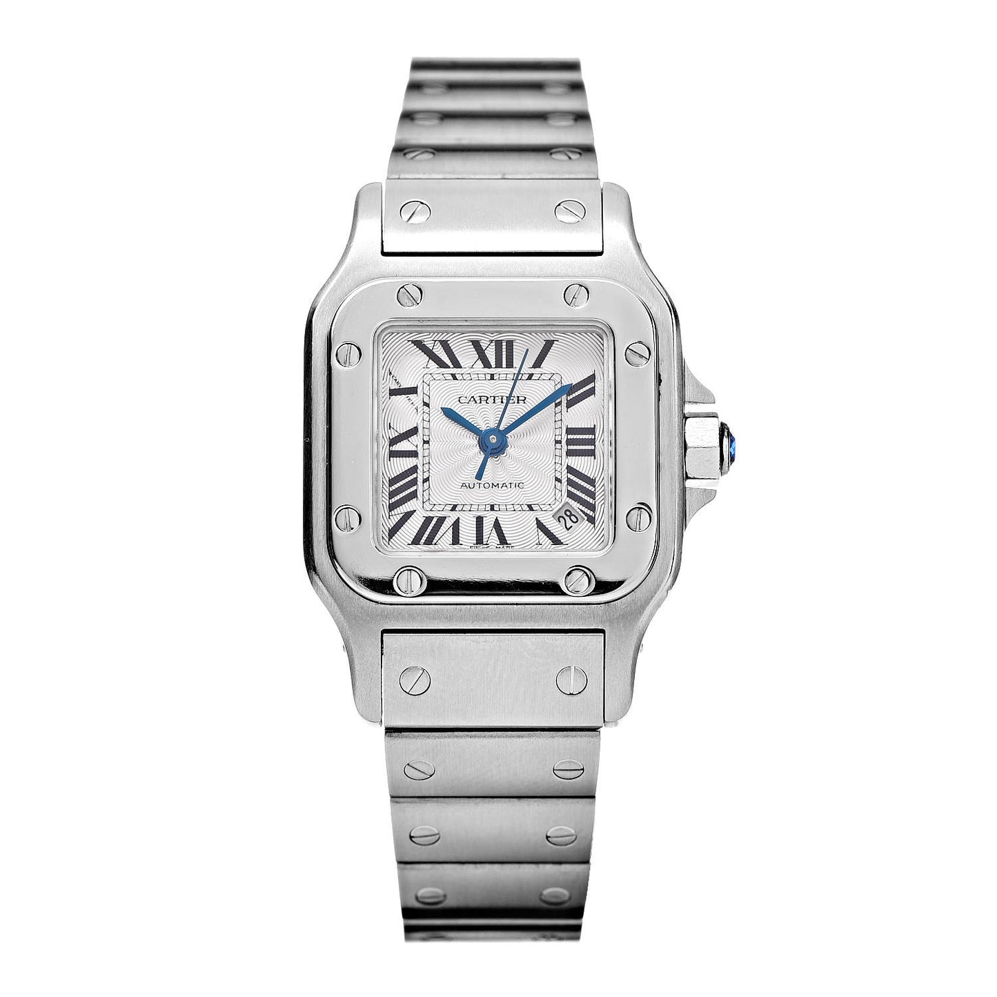 Stainless Steel 24mm Santos de Galbee Automatic Watch