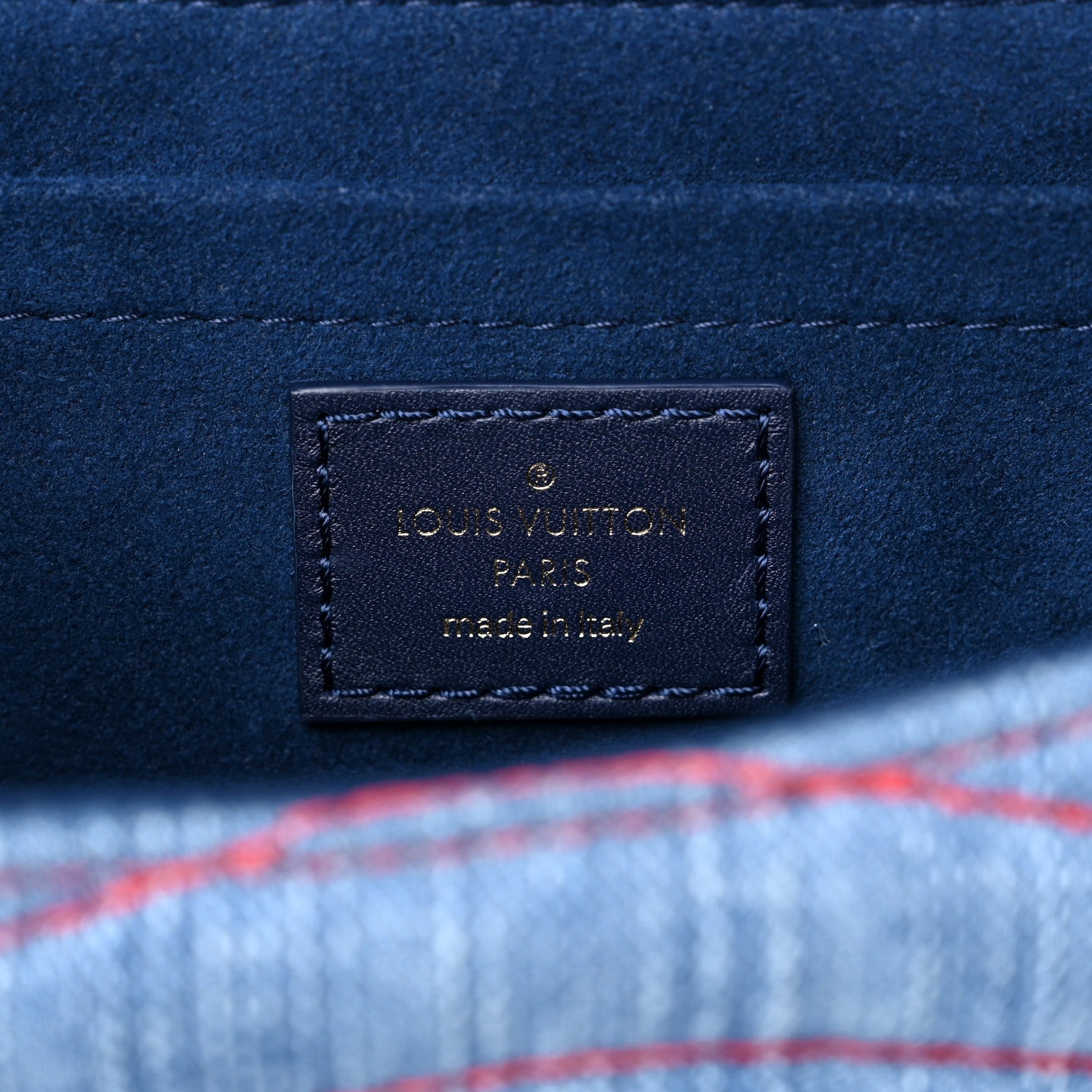Louis Vuitton Denim New Wave Chain MM Blue 6 of 9