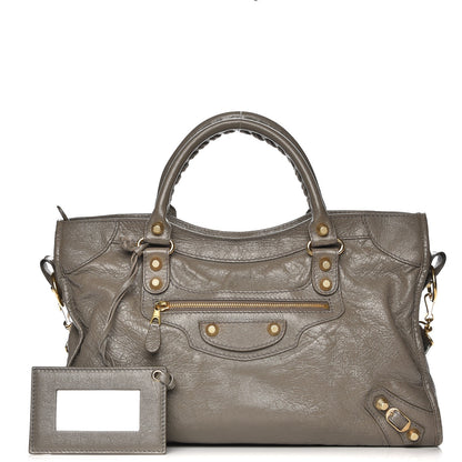 Balenciaga Agneau Giant 12 Gold Hardware City Beige Liege 1 of 14