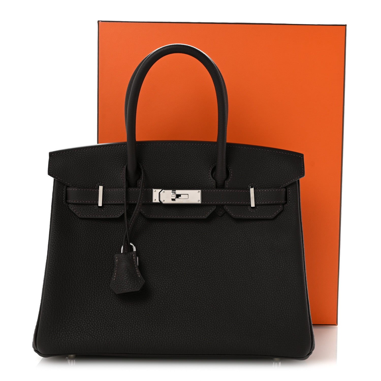 Hermes Togo Birkin 30 Bai Brun 11 of 11