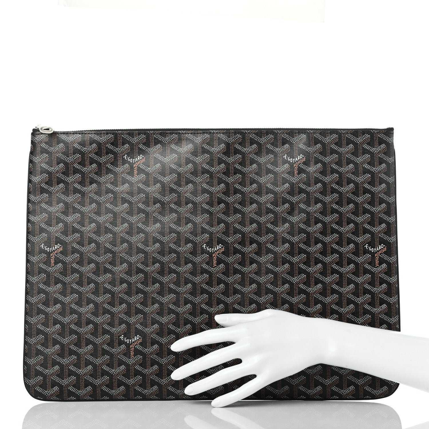 Goyard Goyardine Senat Pochette GM Black 2 of 7