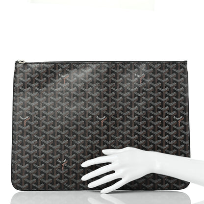 Goyard Goyardine Senat Pochette GM Black 2 of 7
