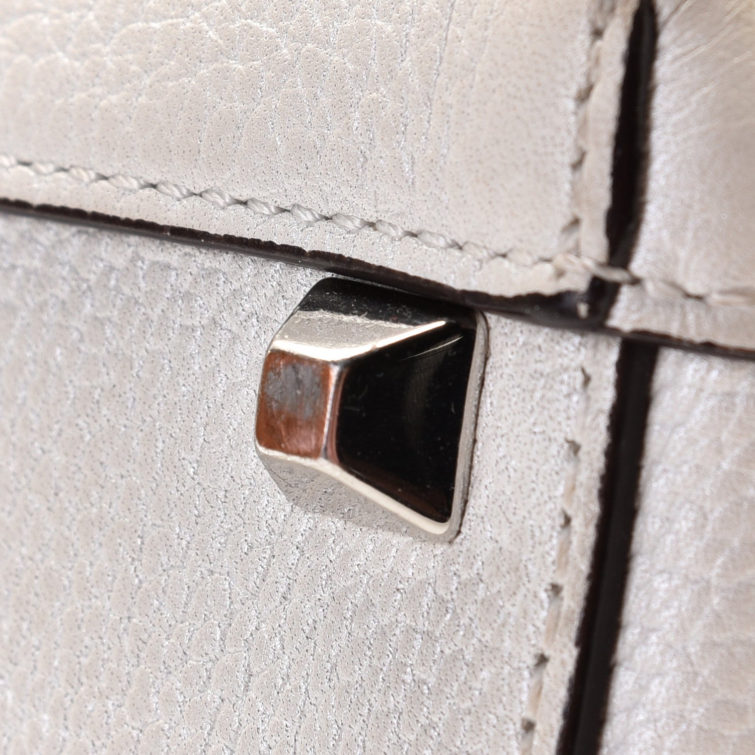 MCM Grained Calfskin Medium Milla Convertible Backpack White Flake 7 of 11