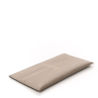 Louis Vuitton Calfskin Felicie Chain Wallet Card Holder Insert Tourterelle 4 of 6