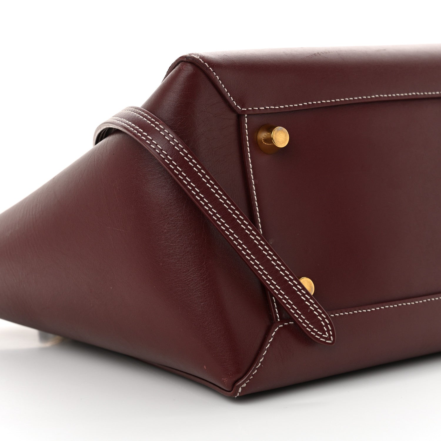 Celine Natural Calfskin Mini Belt Bag Burgundy 9 of 14