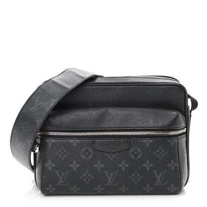 Louis Vuitton Taiga Monogram Eclipse Outdoor Messenger Black 1 of 10