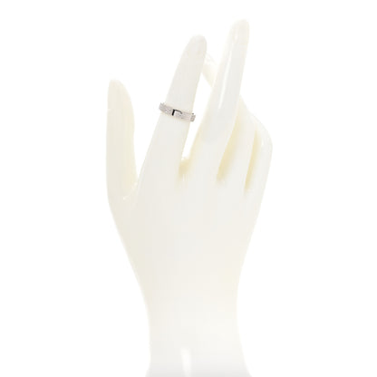 Cartier 18K White Gold 3.5mm LOVE Wedding Band Ring 51 5.75 2 of 4