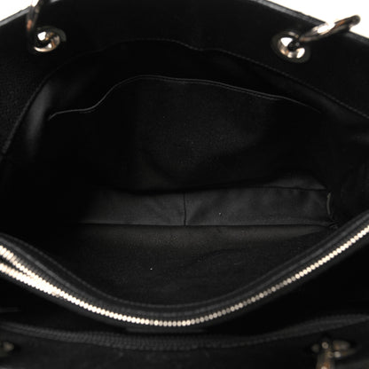 Chanel Caviar Quilted Grand Shopping Tote GST Black 6 of 13