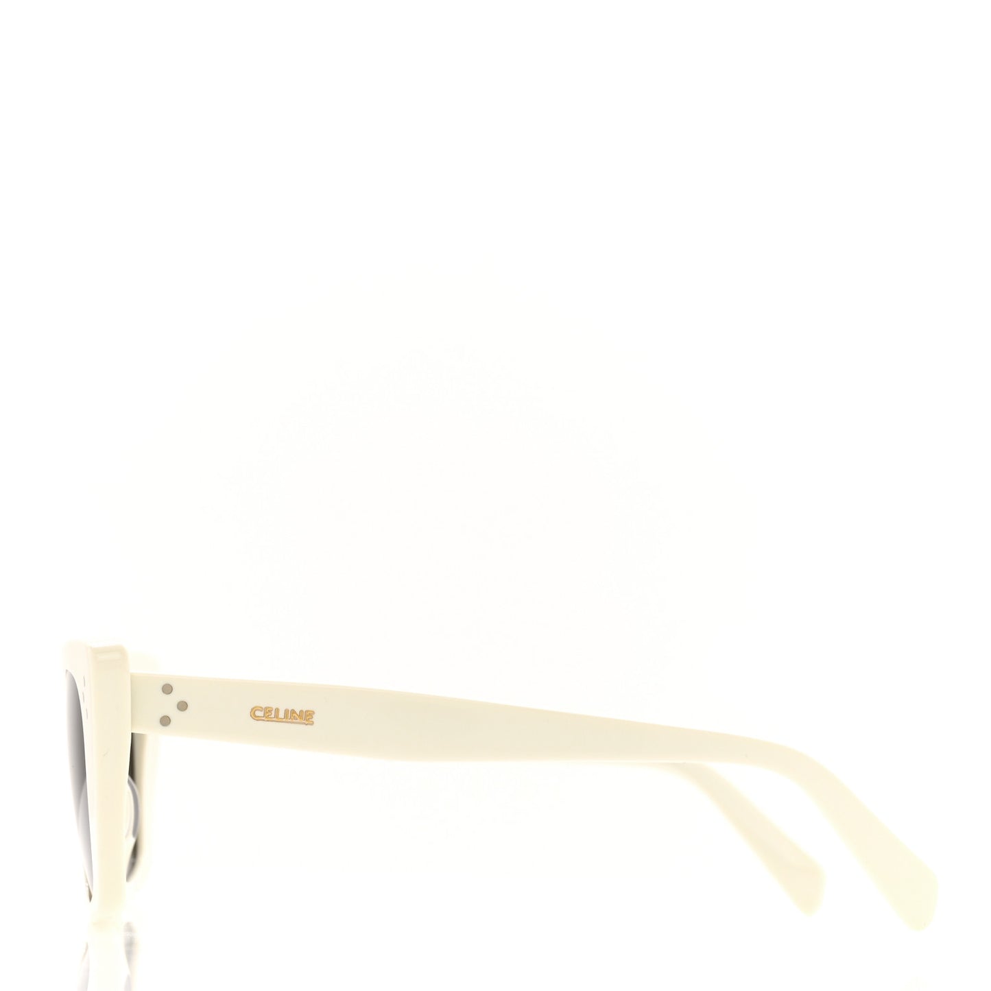 Acetate Cat Eye Sunglasses CL40187I White